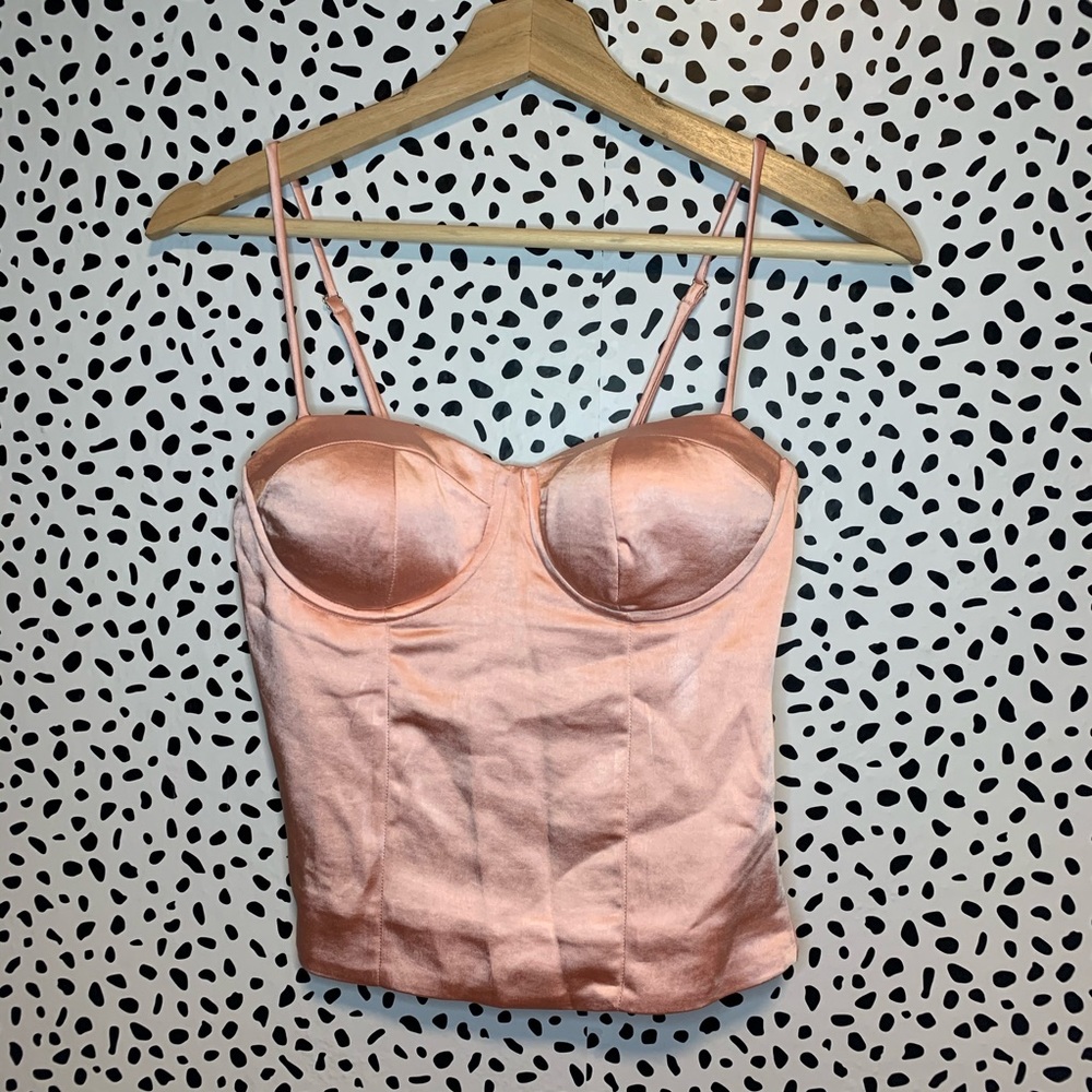 Eggie NWT Pink Corset Top